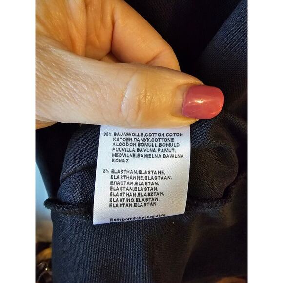 Fior Da Liso sz small navy pink polo equestrian dress front zip - Picture 7 of 9